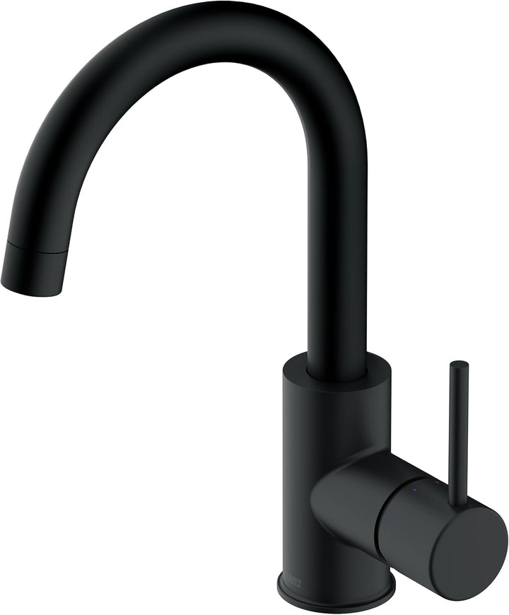 Lenz BOW² Waschtischarmatur schwarz-matt 46010251, Schwarz-matt