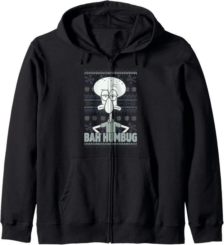 SpongeBob SquarePants Squidward Bah Humbug Christmas Kapuzenjacke