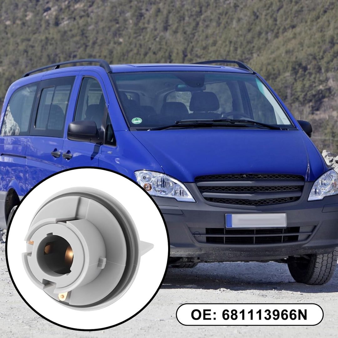 2 Stück Frontblinker-Birnenfassung PY21W Birnenadapter 681113966N Kompatibel mit Mercedes-Benz Vito