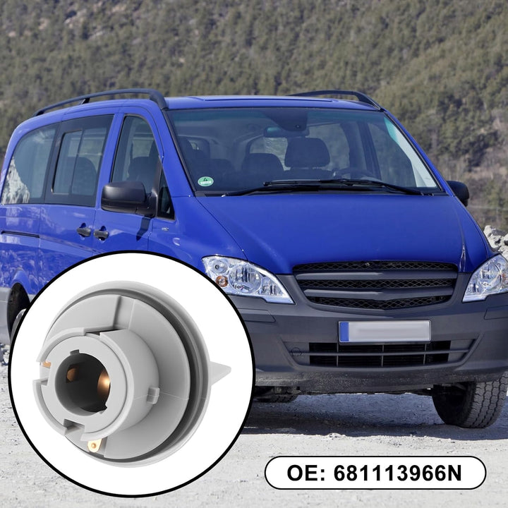 2 Stück Frontblinker-Birnenfassung PY21W Birnenadapter 681113966N Kompatibel mit Mercedes-Benz Vito