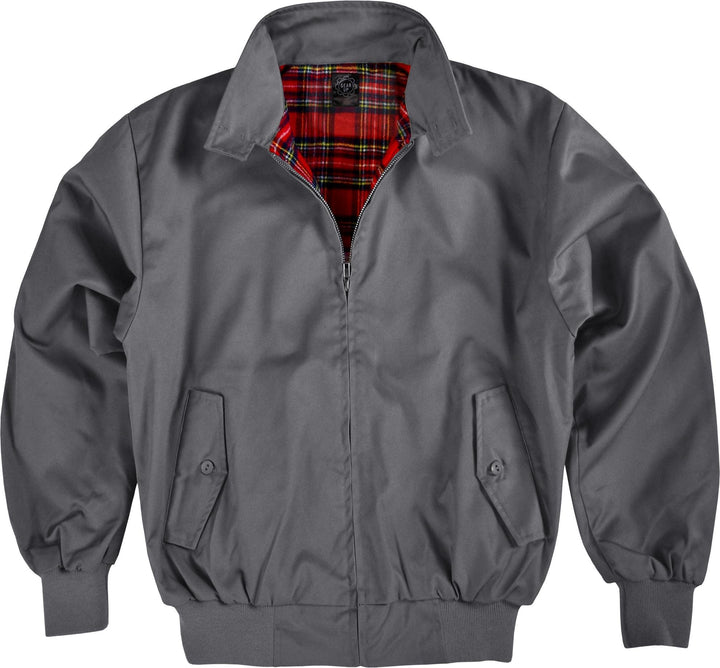 Original GearUp® Harrington Jacke English Style in 12 verschiedenen Designs wählbar XXL Anthrazit, X