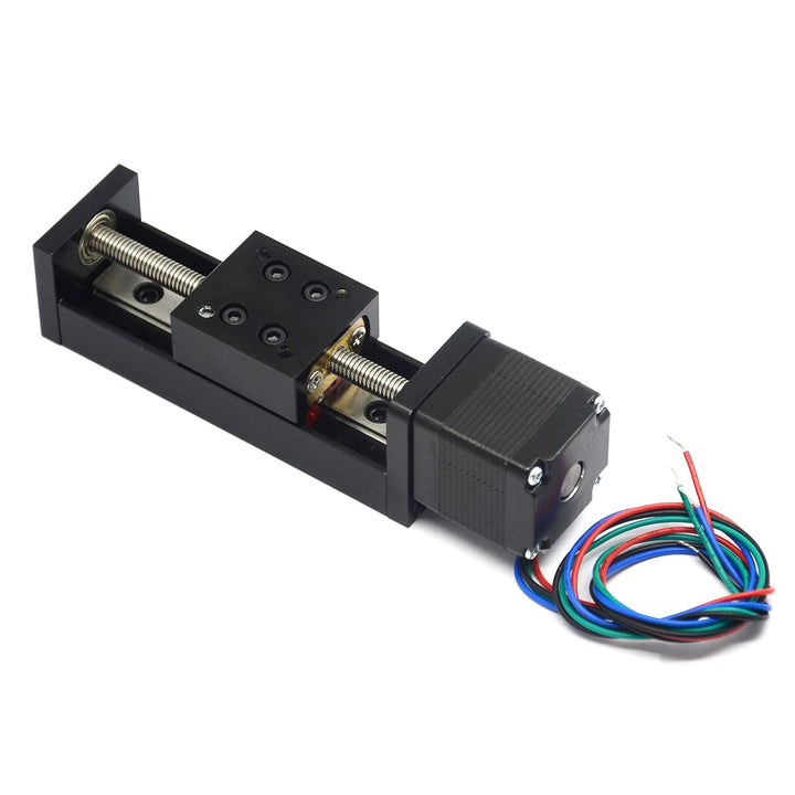 50mm effektive Verfahrlänge Mini Linear Rail Guide Gewindespindel T6x1 mit NEMA11 Schrittmotor für D