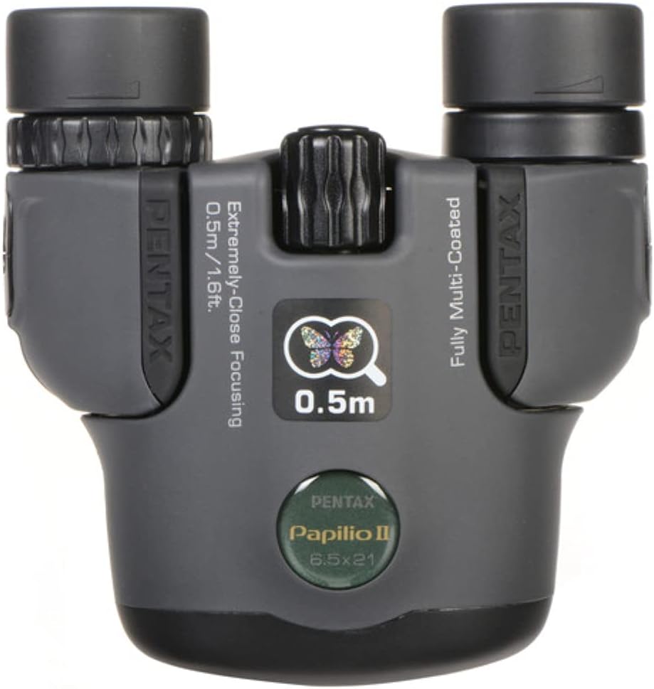 Pentax Papilio II 6.5x21 BaK-4 Porro Schwarz Fernglas (110 mm, 114 mm, 55 mm, 290 g)