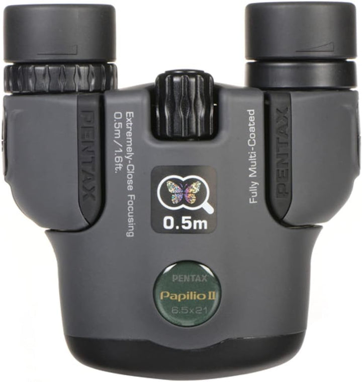 Pentax Papilio II 6.5x21 BaK-4 Porro Schwarz Fernglas (110 mm, 114 mm, 55 mm, 290 g)