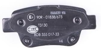 HELLA PAGID 8DB 355 017-331 Bremsbelagsatz - T3130 - Dicke/Stärke: 16.6mm - Bremssystem: Bosch - mit