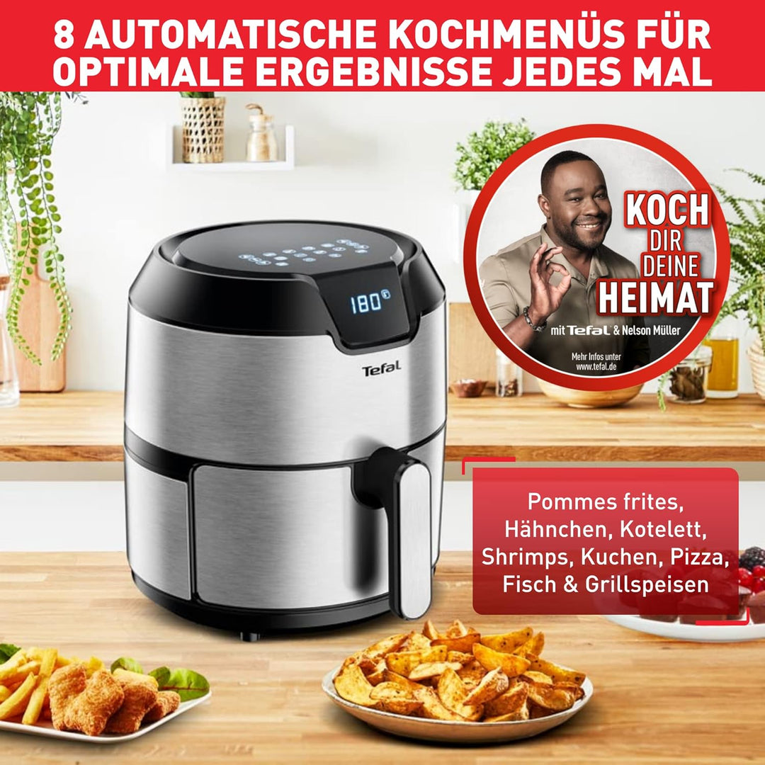 Tefal EY401D Heissluftfritteuse Easy Fry Deluxe XL | Air Fryer | 1500 W | 4,2 L für 6 Portionen | 8