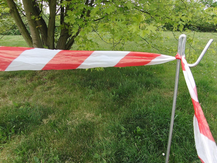 Rostfreie Stahlstangen, Zaunpfähle, Pfosten Ø8mm, 1.30m, zur Befestigung von Zäunen und Absperrungen