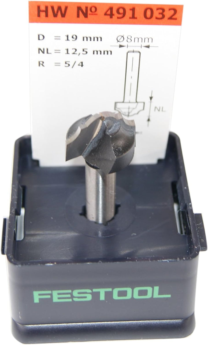 Festool Profilfräser HW Schaft 8 mm HW S8 D19/R5/R4