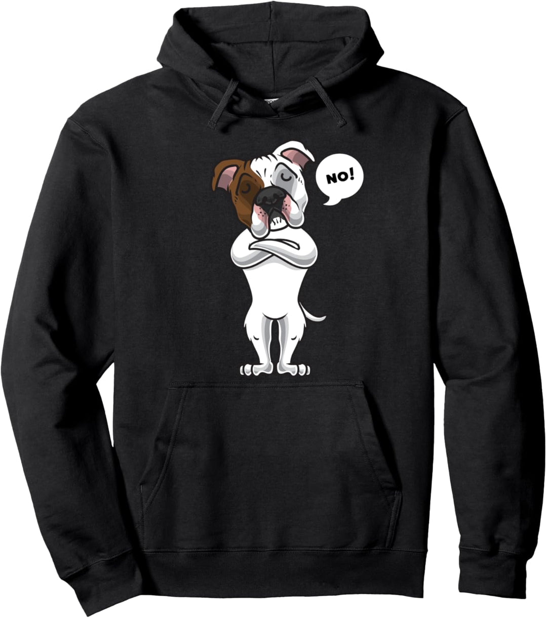 Sture American Bulldogge Hund lustig Hundebesitzer Pullover Hoodie