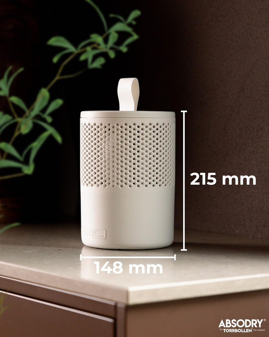 AbsoDry Luftentfeuchter ohne Strom bis 25m² - Inklusive Nachfüllpack - Aus recyceltem Kunststoff - R
