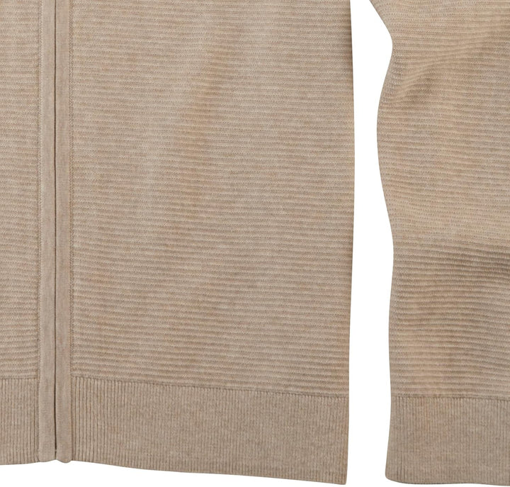 OLYMP Herren Strickjacke Casual.Strick,Struktur,Regular fit M Hellbeige 20, M Hellbeige 20
