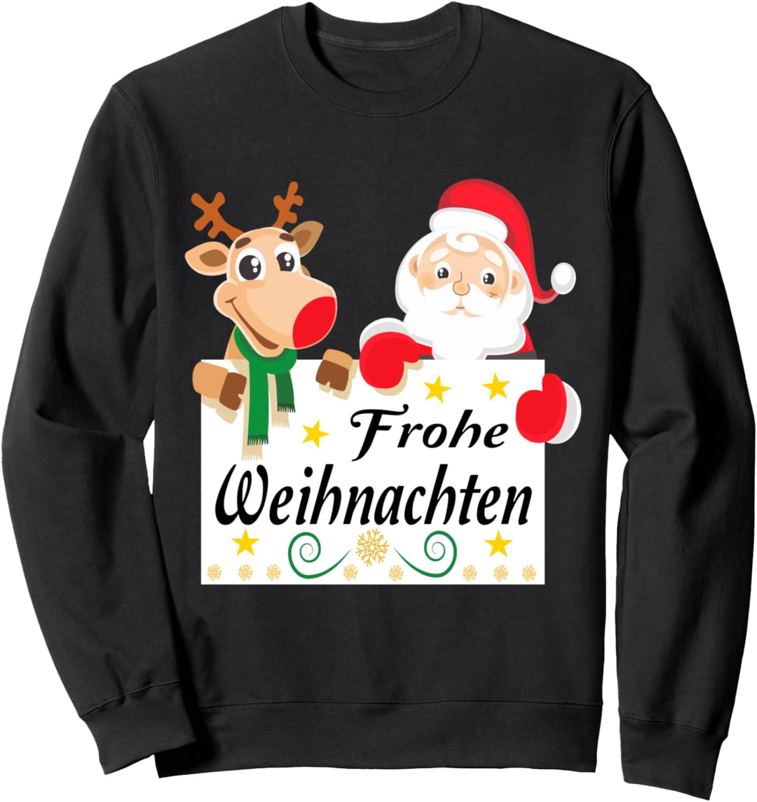 Weihnachtsoutfit Rentier Santa Claus Merry Christmas Sweatshirt