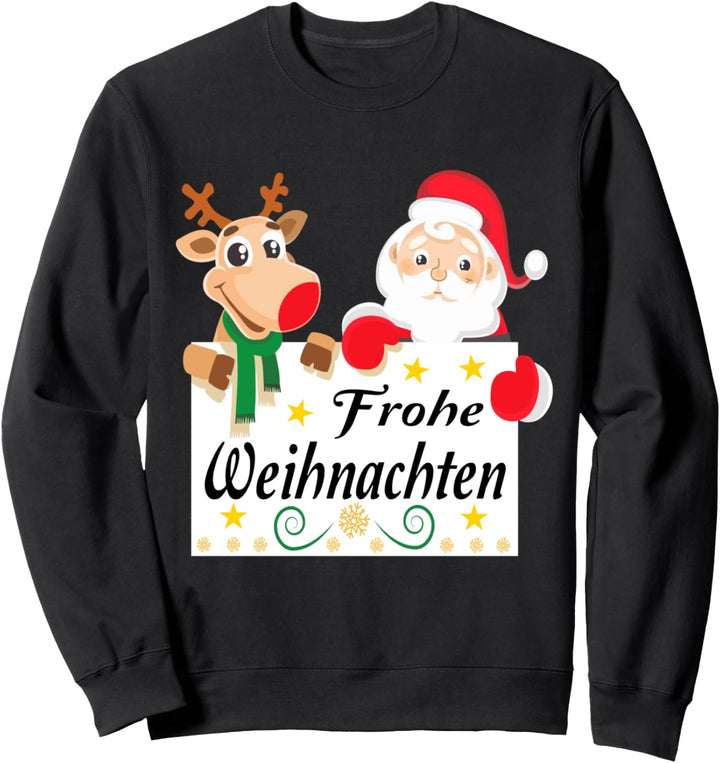 Weihnachtsoutfit Rentier Santa Claus Merry Christmas Sweatshirt
