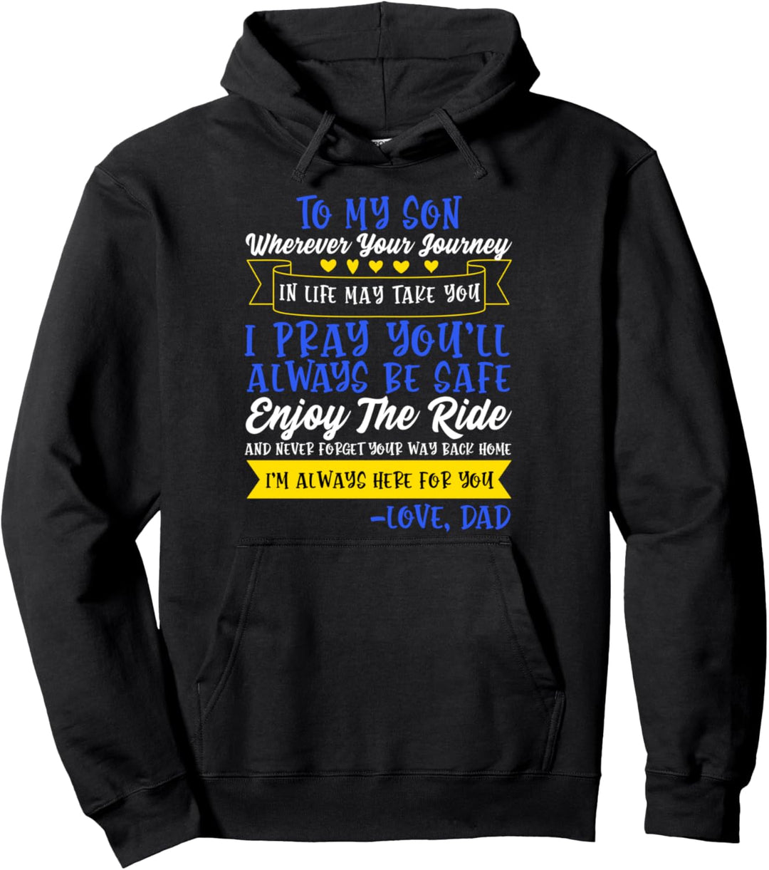 Lieber Sohn von Papa Vater Süss Lustig Kind Junge Pullover Hoodie