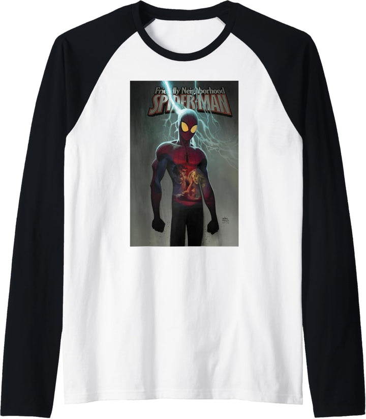 Marvel Spider-Man Lightning Strike Cover Raglan