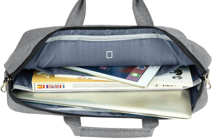 KROSER Laptop Tasche 15.6 Zoll Notebooktasche Aktentasche Tablet Tasche Schulter Umhängetasche Wasse