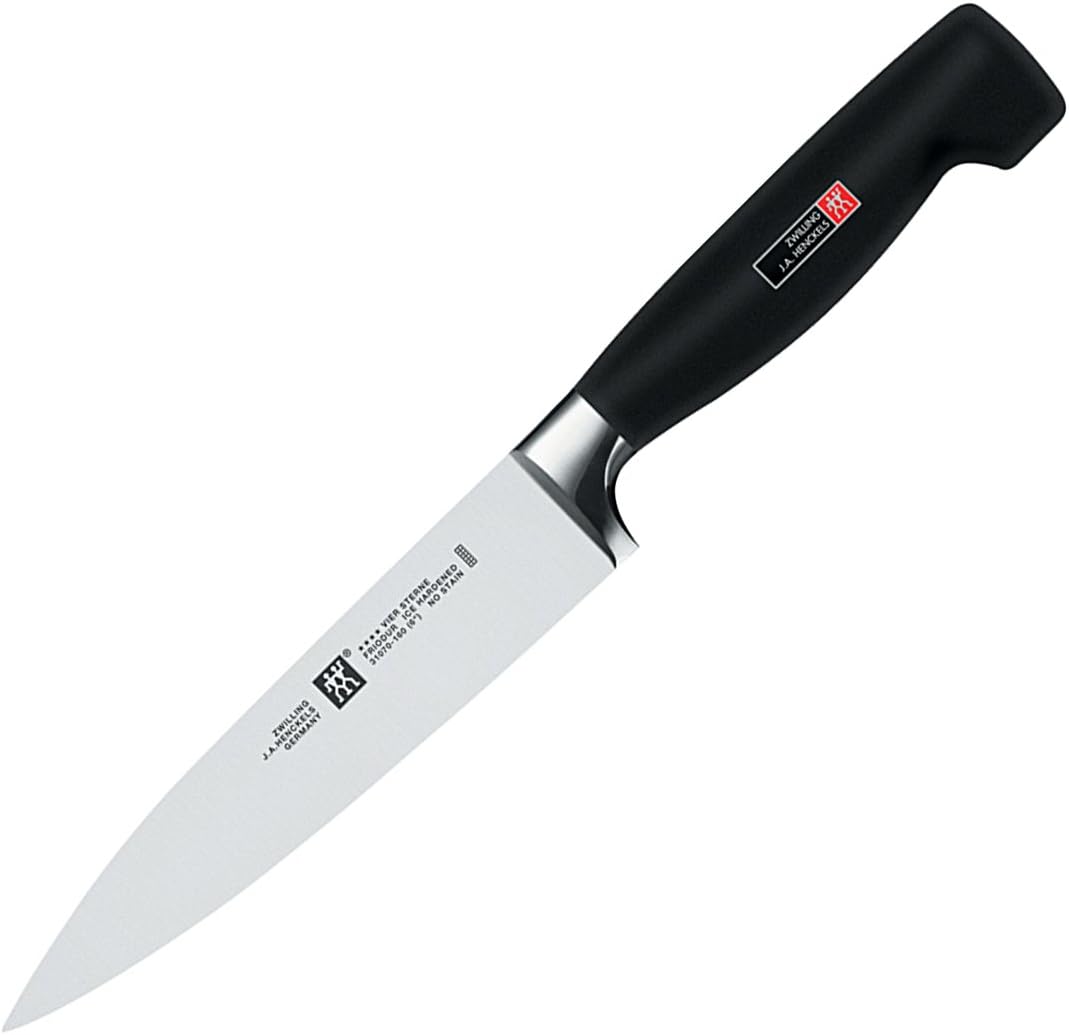 Zwilling 31070-161-0 Vier Sterne Fleischmesser, Rostfreier Spezialstahl, Sonderschmelze, Kunststoff,