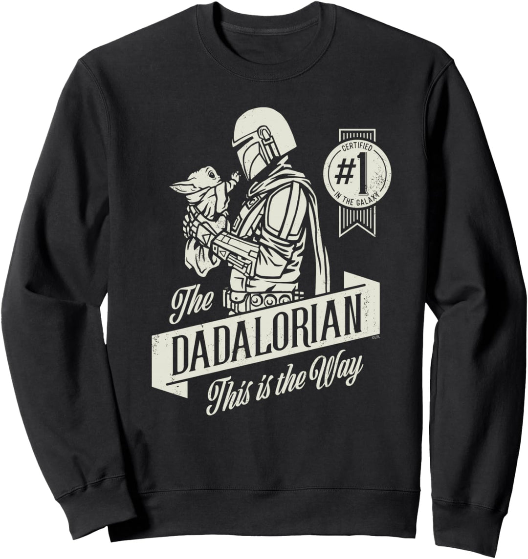 Star Wars The Mandalorian und Grogu "Dadalorian" Vatertag Sweatshirt