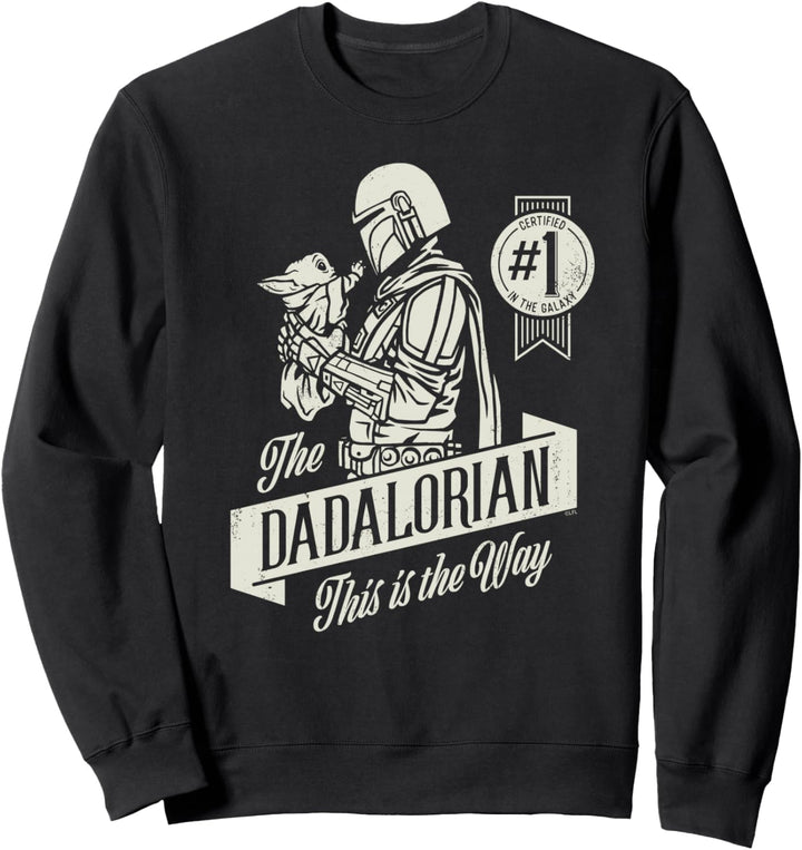 Star Wars The Mandalorian und Grogu "Dadalorian" Vatertag Sweatshirt