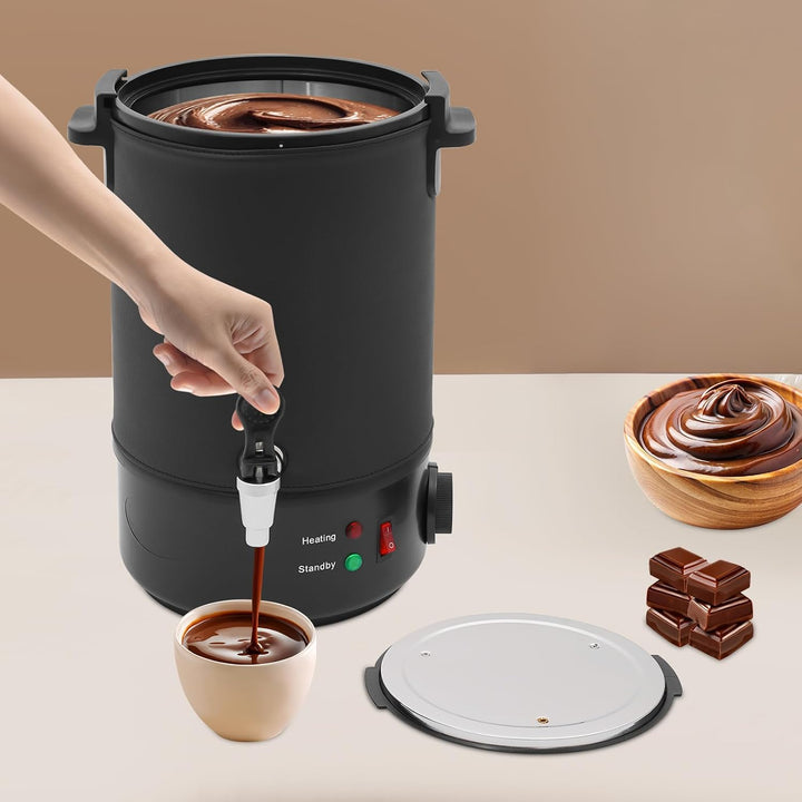 Bagyaluu Wachsschmelzer, 6L/8L/10L Elektrischer Wachsschmelztopf, 1100W, Einstellbare Temperatur, Au