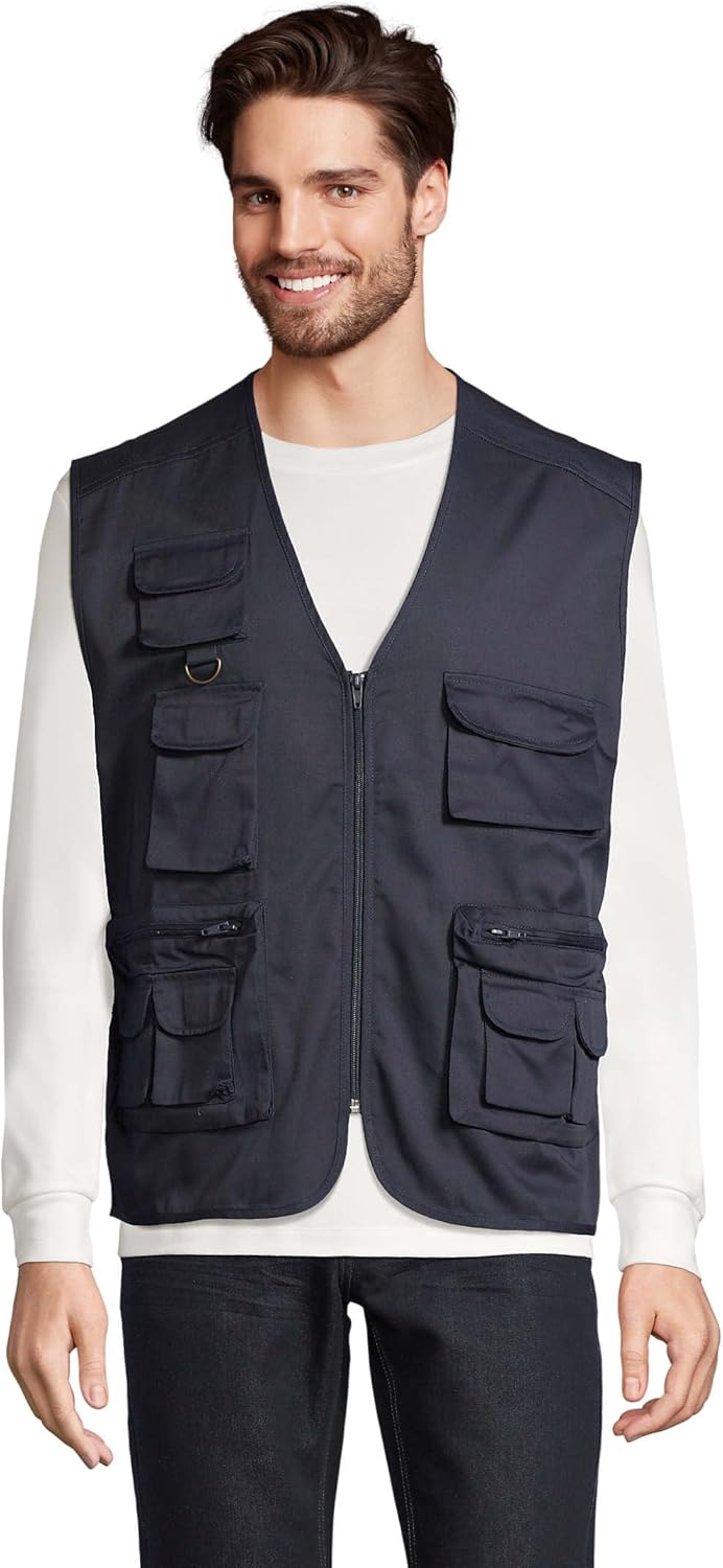WILD - Unisex Multipocket Weste, Noir