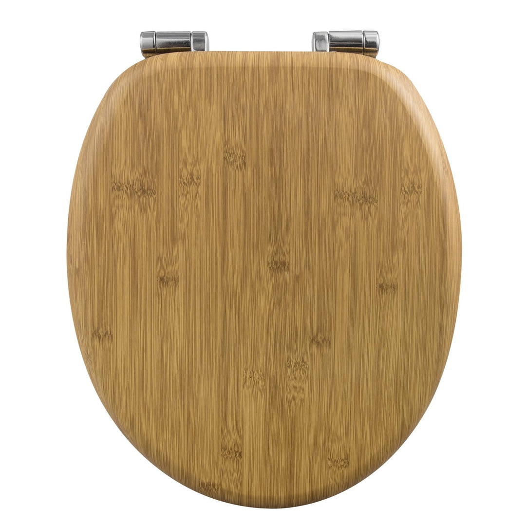 WOLTU #2 Premium WC-Sitz Toilettensitz mit Absenkautomatik, MDF Holzkern, Softclose Scharnier, Antib