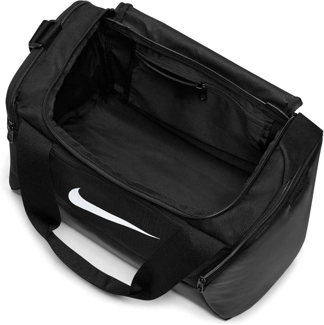 Nike Brasilia 9.5 Trainingstasche (XS, 25 l), DM3977 Black/Black/White Einheitsgrösse, Black/Black/W