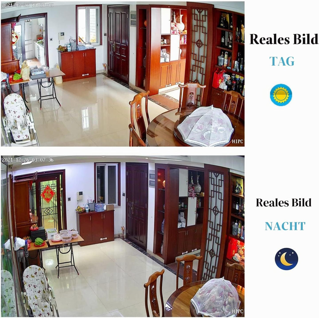 5MP POE Mini Audio IP Kamera, 3.7mm Objektiv HD Small Indoor Built in Microphone Sicherheitskamera,
