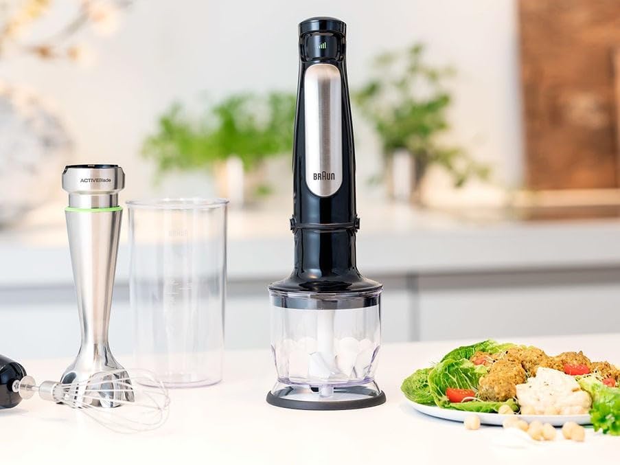 Braun Household Hogar Minipimer 7025, 600 milliliters, Silber Modell 2019 7025 | 3 Accesorios, Model