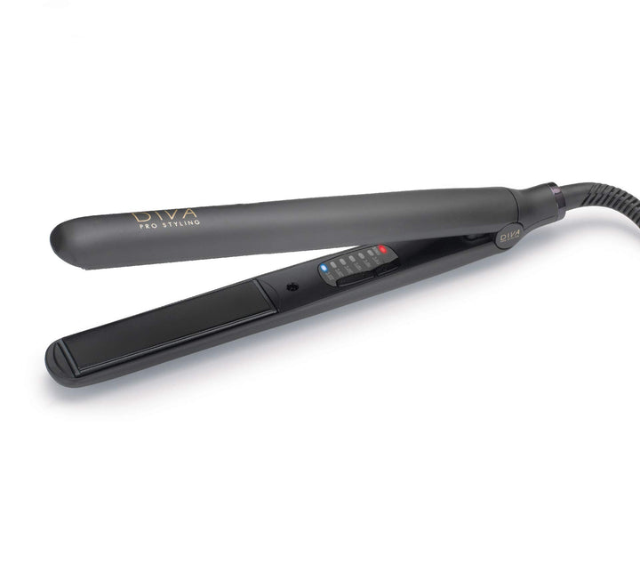 Diva Pro Styling Digital Glätteisen - Keramik-Platten - Automatische Abschaltung - 3m langes Kabel,