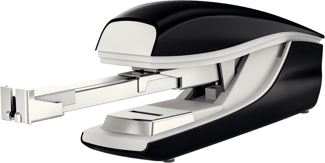 Leitz Flachheftgerät aus Metall, Für 40 Blatt, Inkl. Heftklammern, Ergonomisches Design, Blau, NeXXt