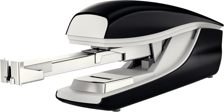 Leitz Flachheftgerät aus Metall, Für 40 Blatt, Inkl. Heftklammern, Ergonomisches Design, Blau, NeXXt