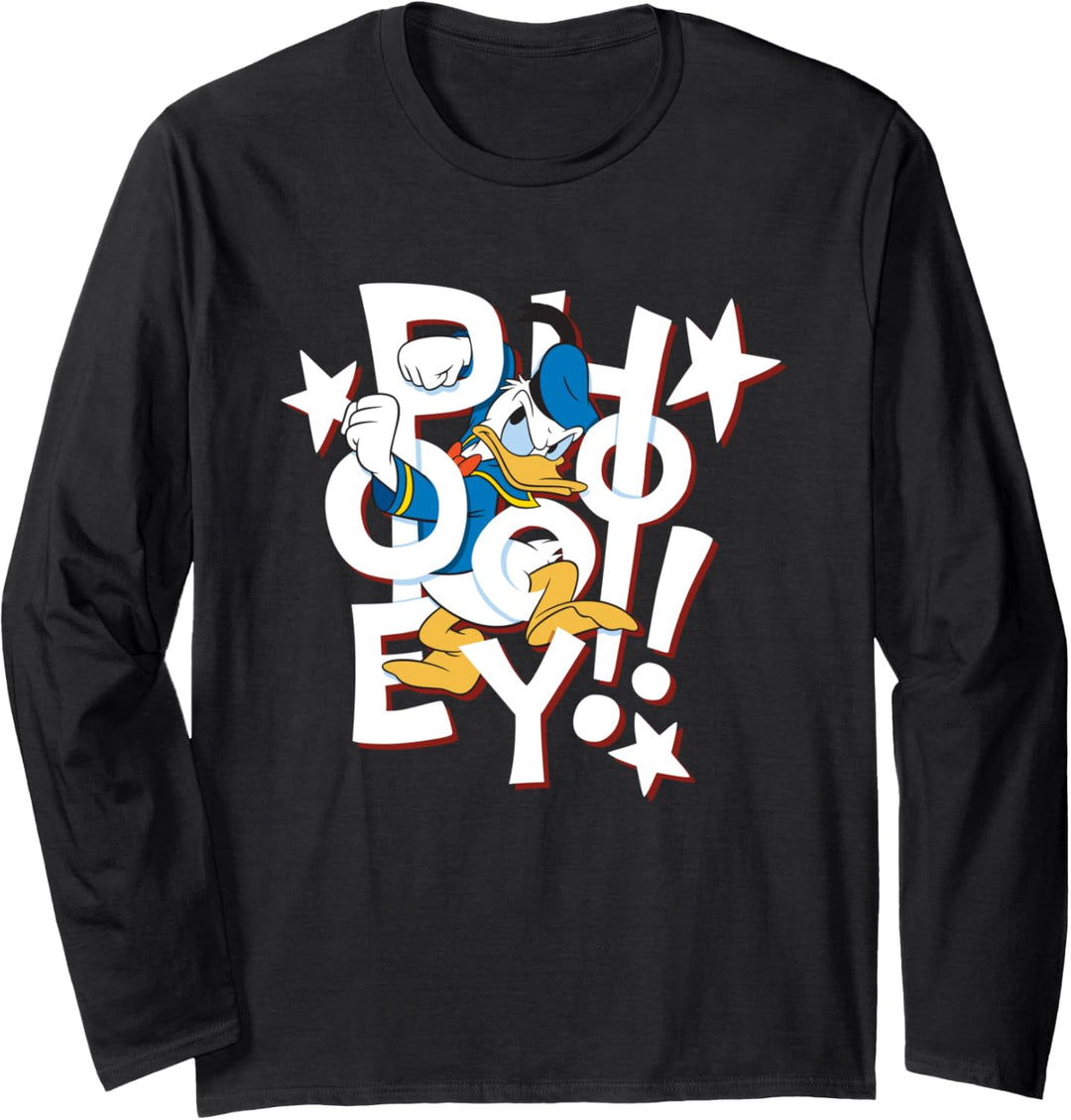 Disney Donald Duck Phooey Langarmshirt