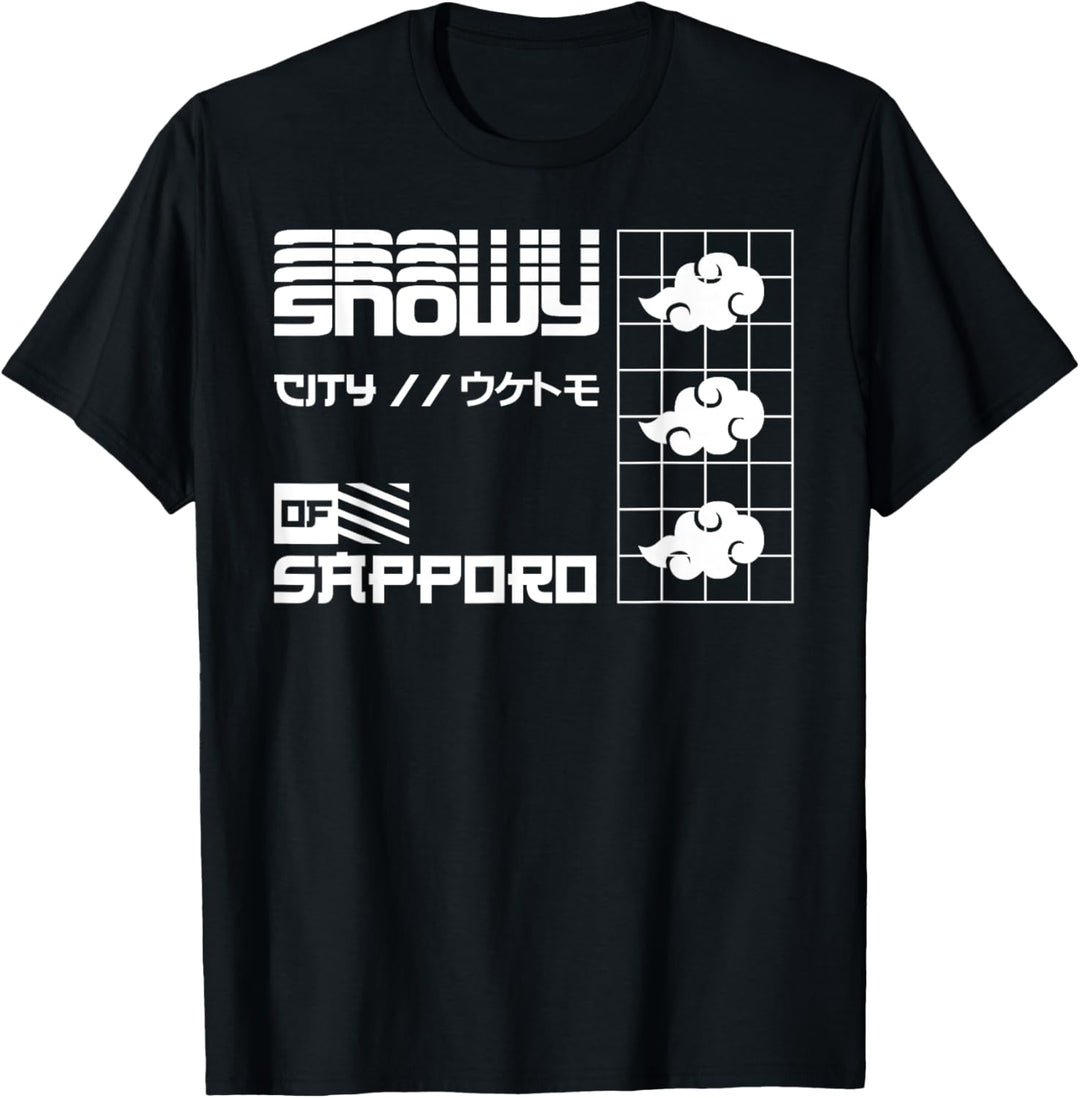 Japanische urbane Ästhetik Japan Kultur Sapporo T-Shirt