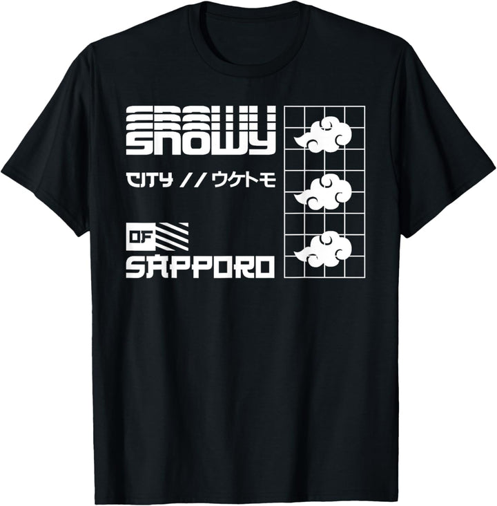 Japanische urbane Ästhetik Japan Kultur Sapporo T-Shirt