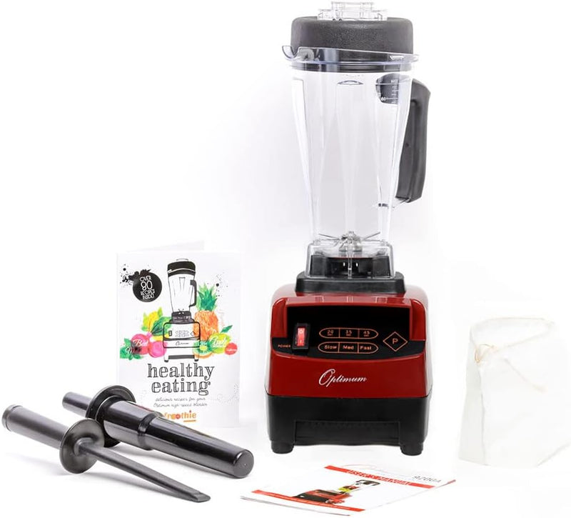 Hochleistungsmixer Optimum 9200A, 2611 Watt, 3.5PS, 6 Edelstahlklingen, 48000 U/min, 2L BPA-freier B