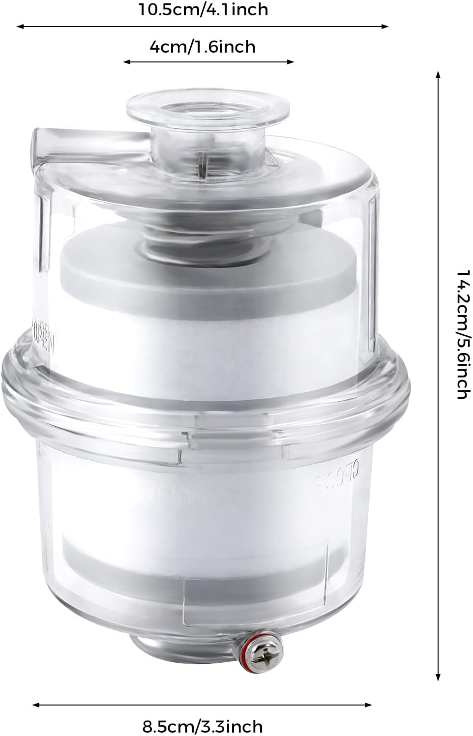 Ölnebel Filter, Vakuumpumpe Filter, Ölnebelabscheider, Luftfilter Pumpe, Hochwirkender Glasfaser Fil