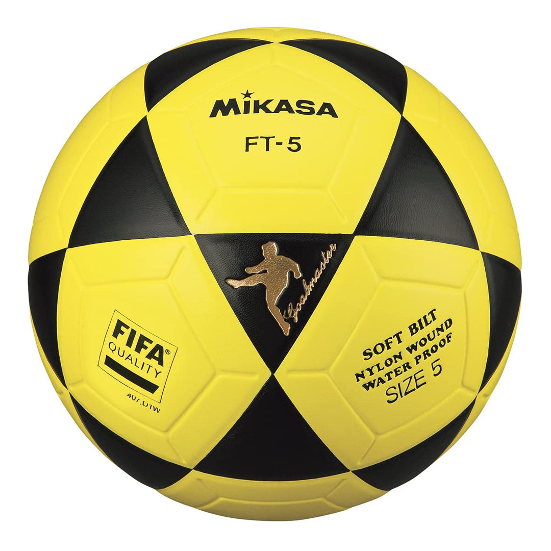 MIKASA Footvolleyball FT-5 BKY FIFA Schwarz/Gelb