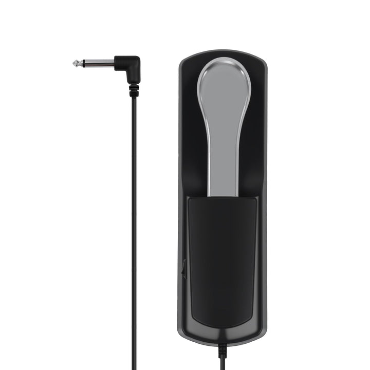 Sustain Pedal für Keyboard und Digitalpiano mit Polaritätsschalter, Universal Piano Pedal mit 6,35 m