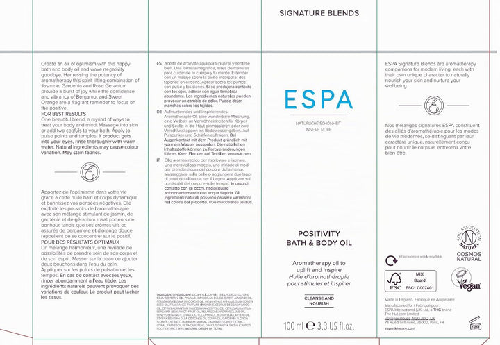ESPA | Positivity Bade- und Körperöl | 100 ml