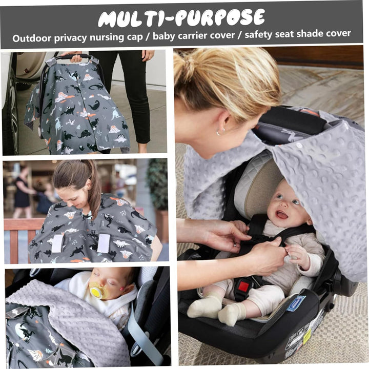 Baby-Autositzbezug, Sonnenschutz, atmungsaktiv, weich, Baby-Autositzbezug mit Druckknopf für Kinderw