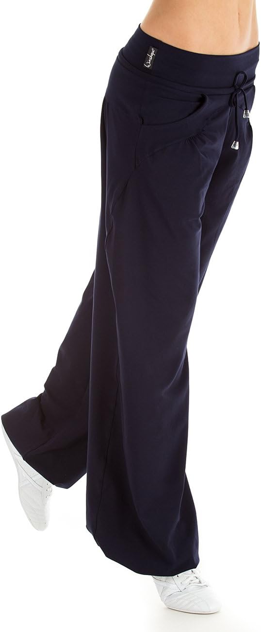 WINSHAPE Damen Trainingshose Dance Fitness Freizeit Sport S Extra Lang Night-blue, S Extra Lang Nigh