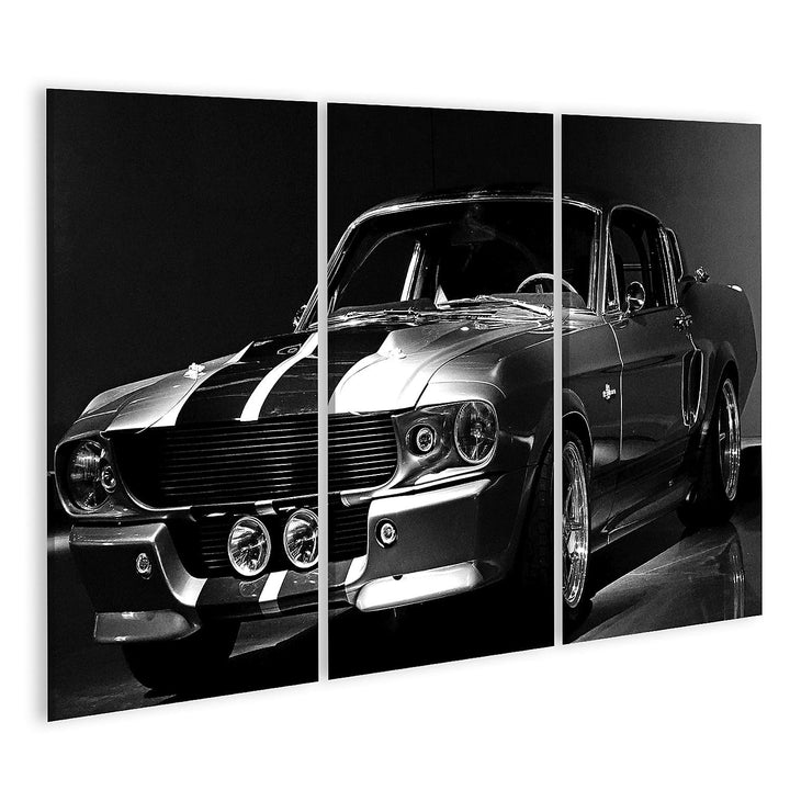islandburner Bild auf Leinwand 1967 Ford Mustang Shelby Gt 500 Bilder Wandbilder Poster Leinwand 130