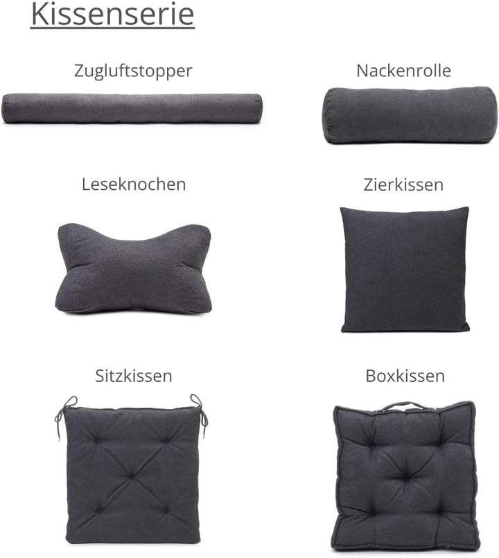 liebling Marco Zugluftrolle, Zugluftstopper, aus 100% Polyester, 210g HCS - Faserkugeln, 10 x 90 cm,