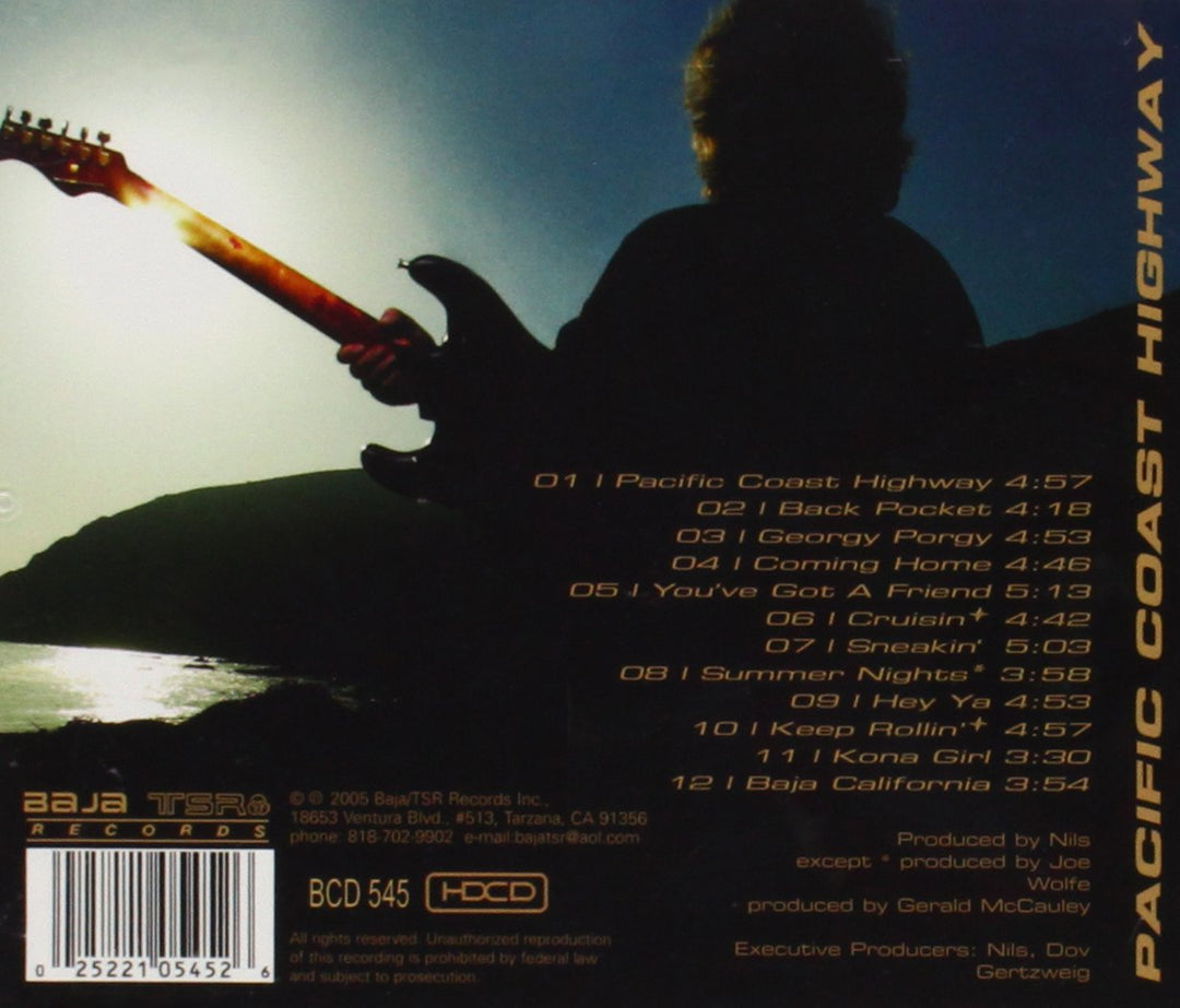 Pacific Coast Highway, Audio-CD