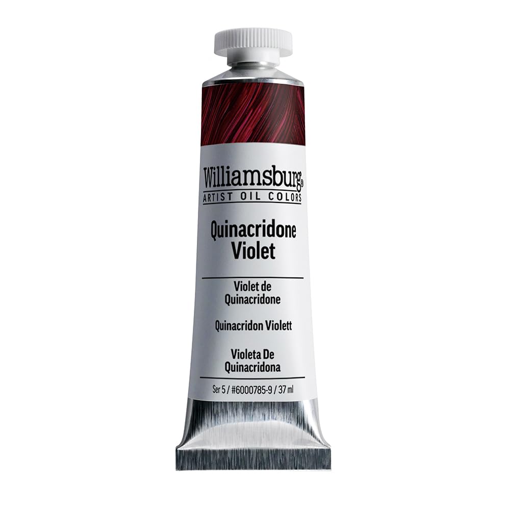 Williamsburg - Handgemachte Oelfarbe - 37 ml - Quinacridone Violett 37 Ml Tube Quinacridone Violet,