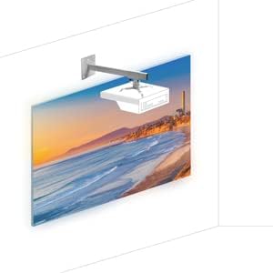 celexon Beamer-Wandhalterung MultiCel WM600 - weiss - Wandabstand bis 60 cm - bis 15 kg - Neig- und