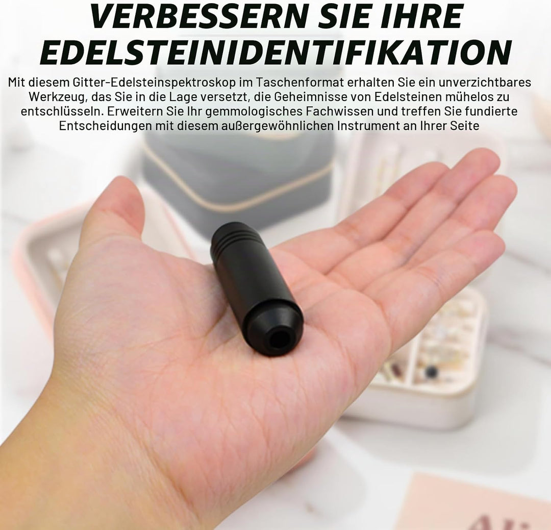 Pocket Handheld klein Grösse 10x mit 25mm 2,5cm (0,99 Zoll) mit LED-Licht, fokussierte Augenlupe Sch