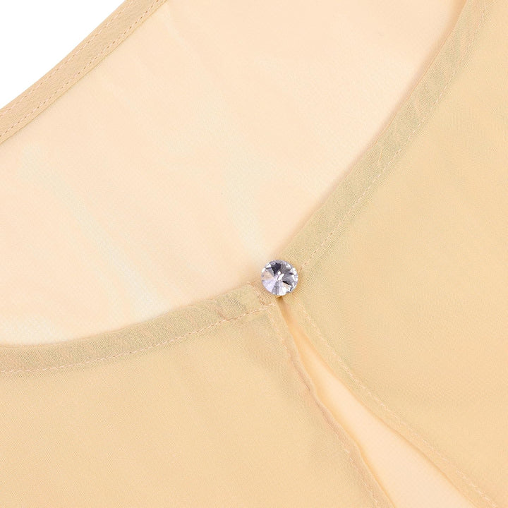 Bolerose weich Hochzeit Umhängetuch Abend Durchsichtiges Chiffon Überwurf Umhang Schultertuch Champa