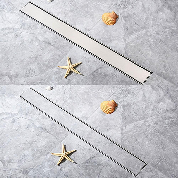 Duschrinne 60 cm Befliesbar 360 Grad Edelstahl komplettset Duschablauf Extra Flach Siphon mit Geruch